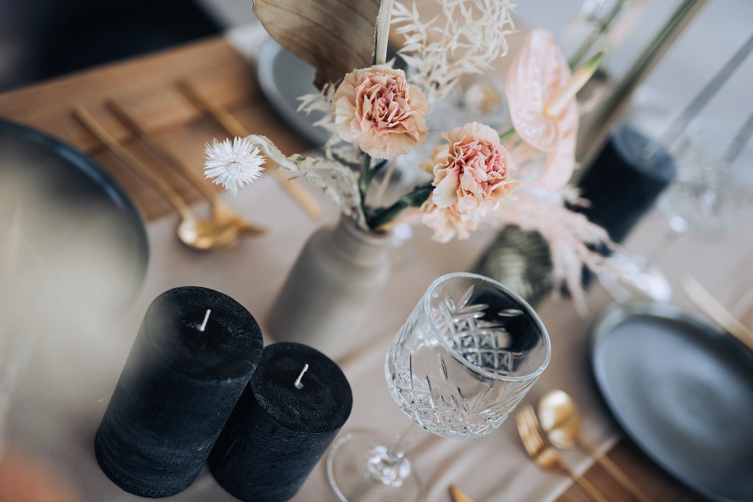 industrial wedding style shoot