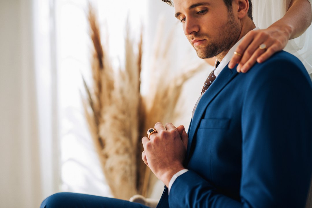 industrial wedding style shoot