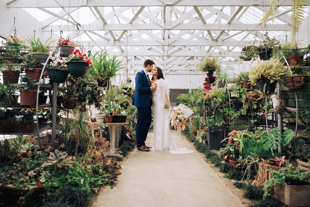 industrial wedding style shoot