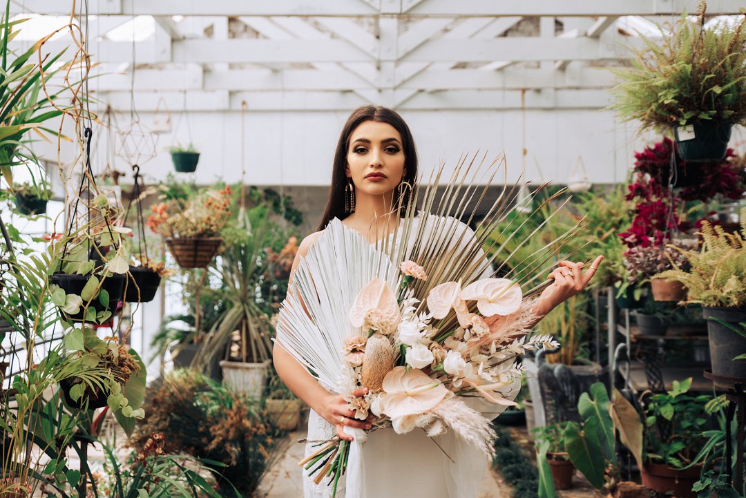 industrial wedding style shoot