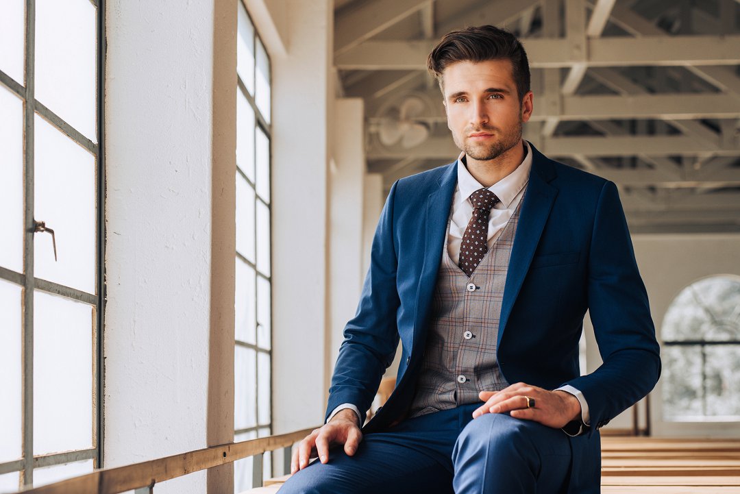 industrial wedding style shoot