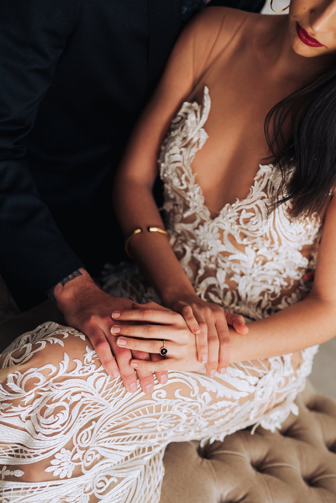 industrial wedding style shoot