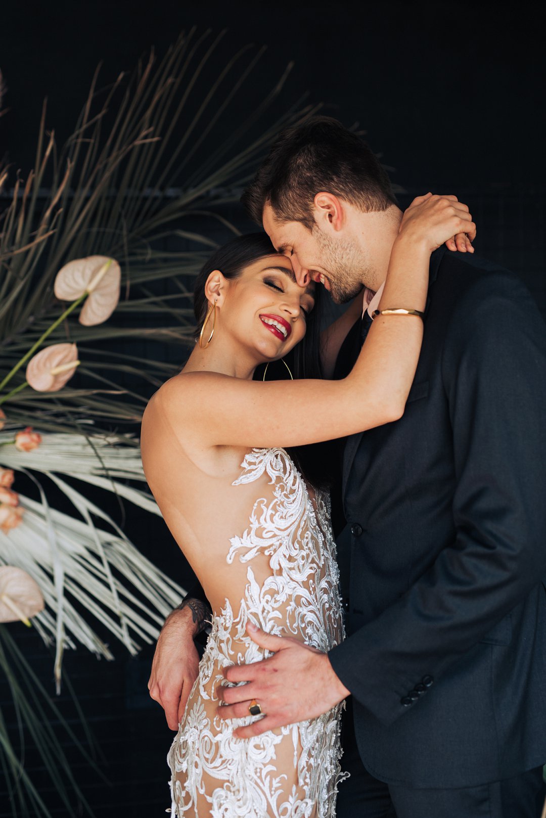 industrial wedding style shoot