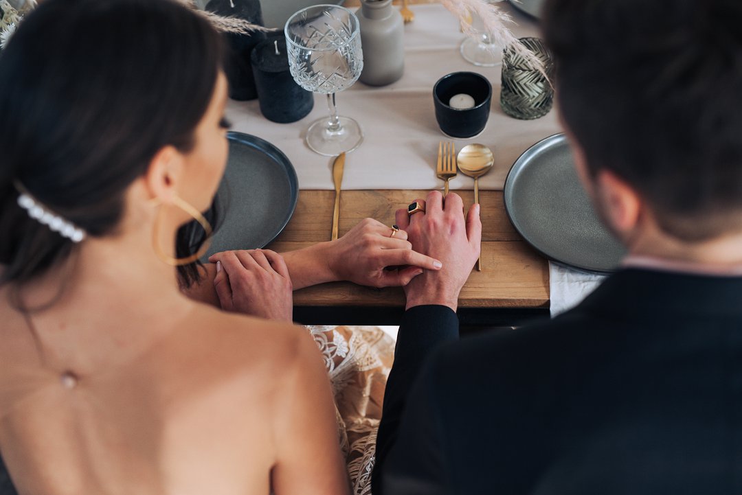 industrial wedding style shoot