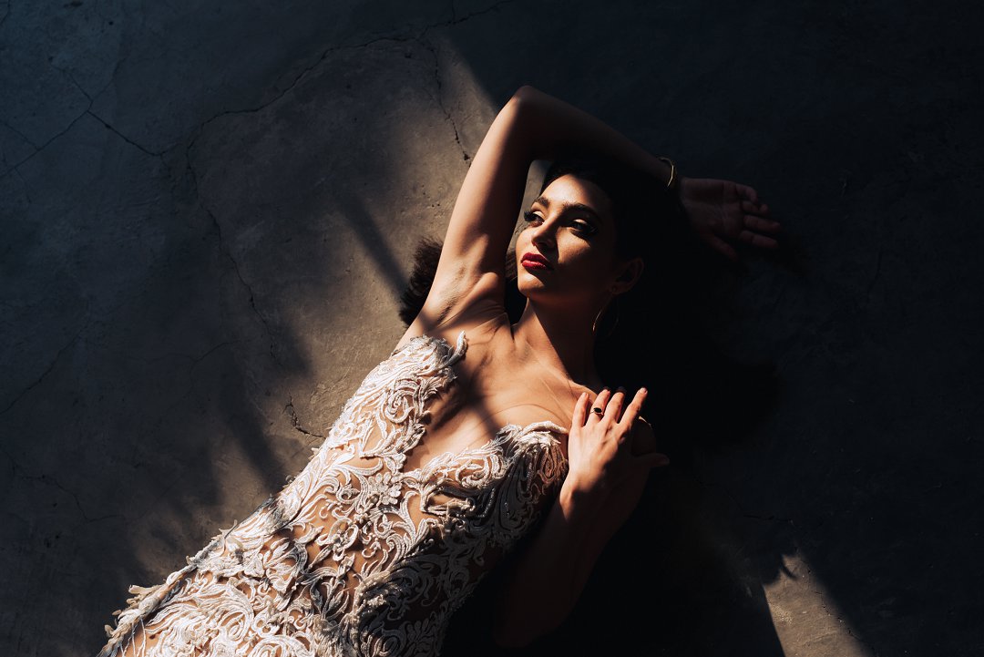 industrial wedding style shoot