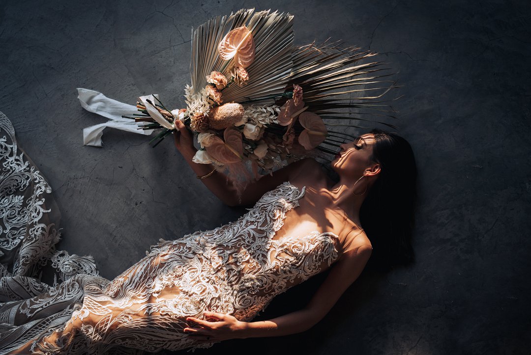 industrial wedding style shoot