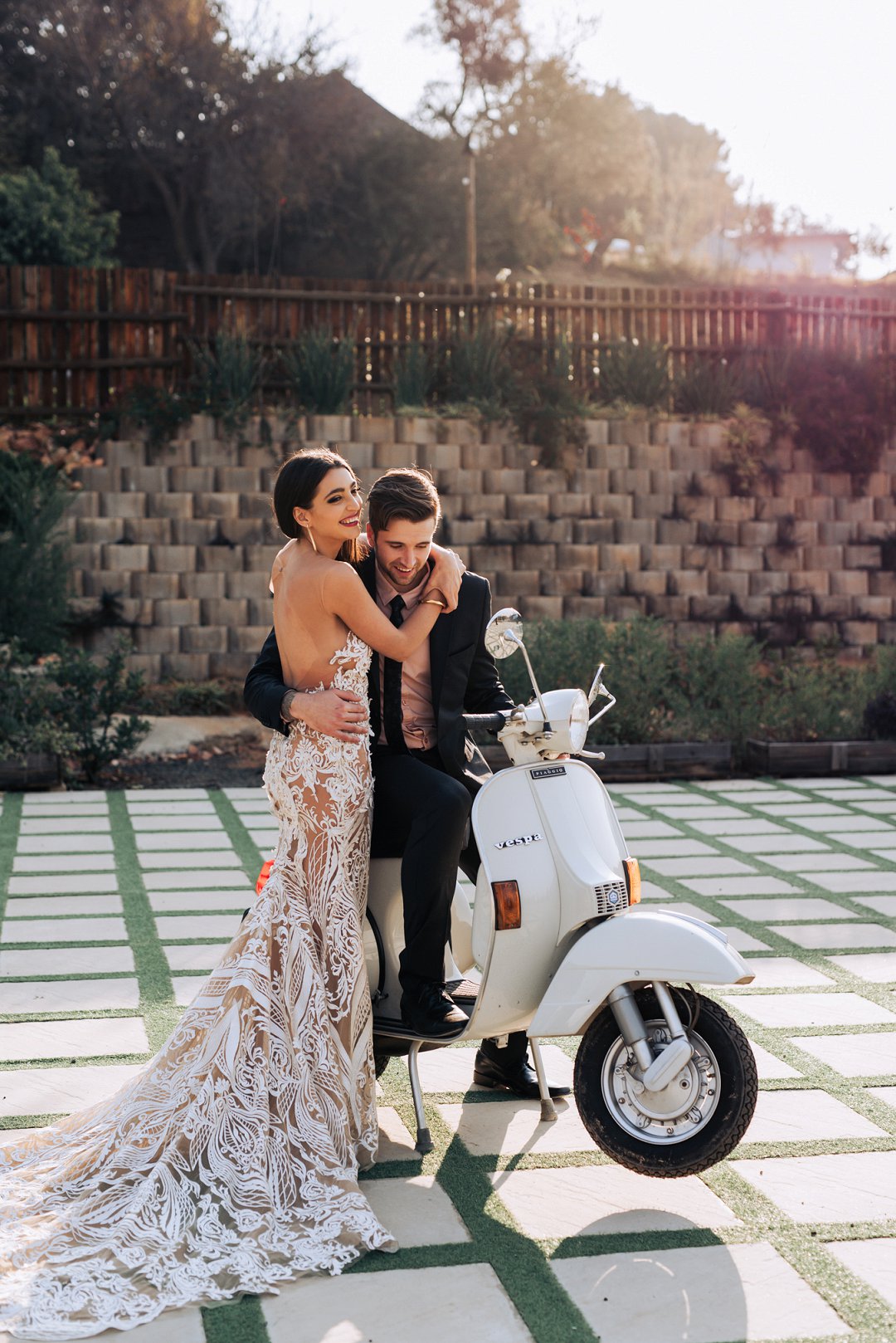 industrial wedding style shoot