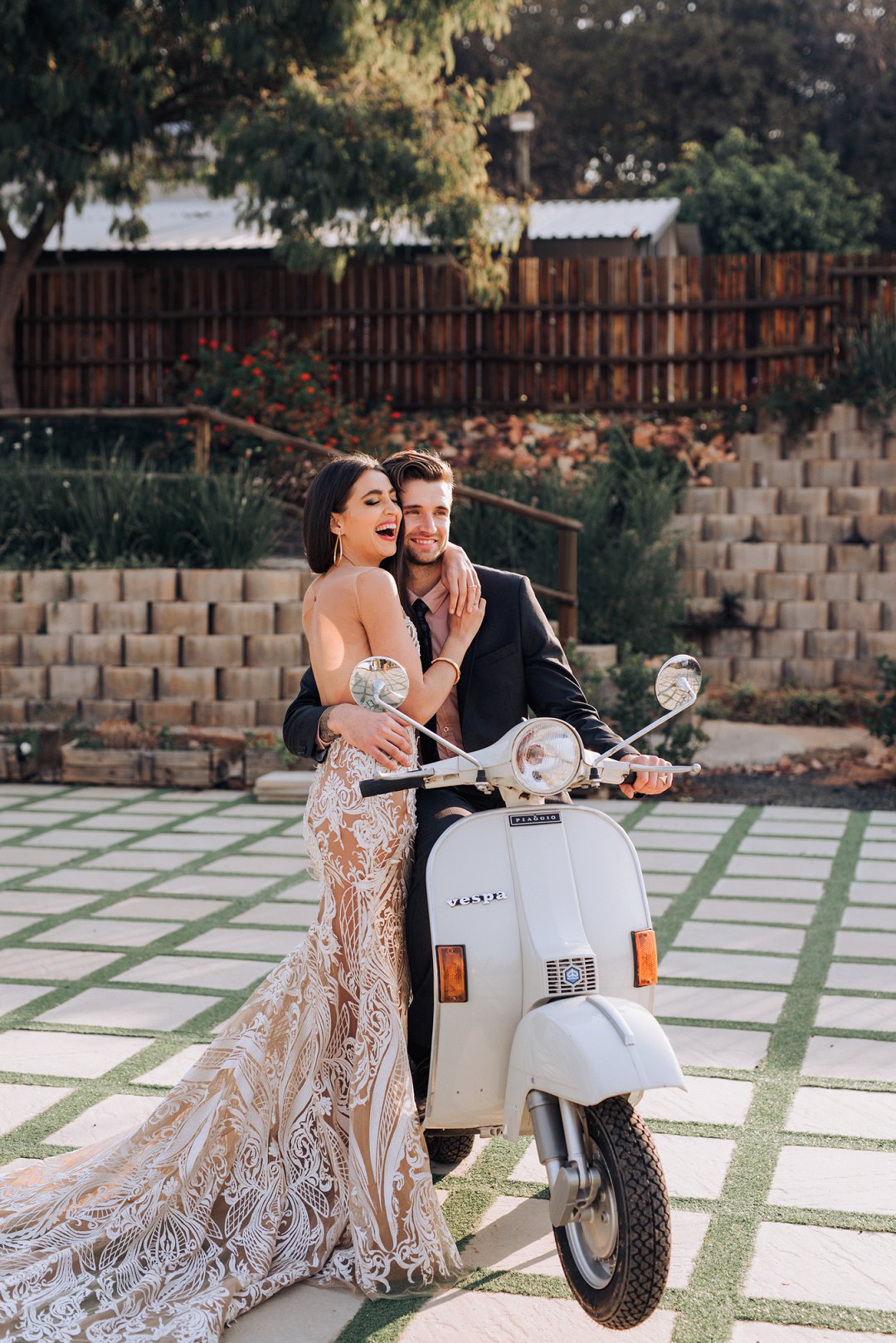 industrial wedding style shoot