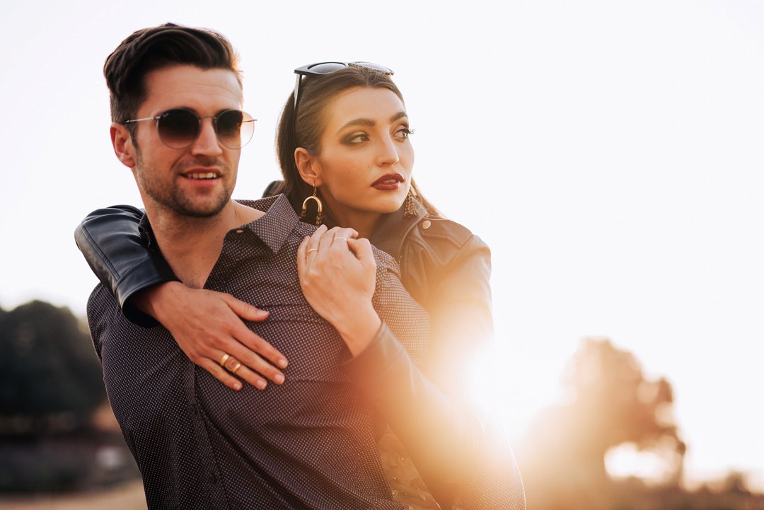 industrial wedding style shoot