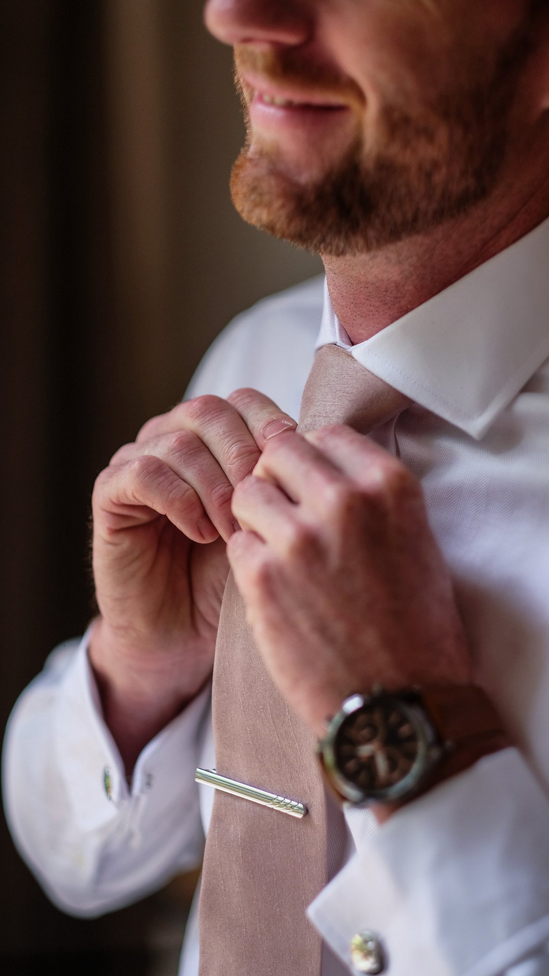 groom getting ready photos
