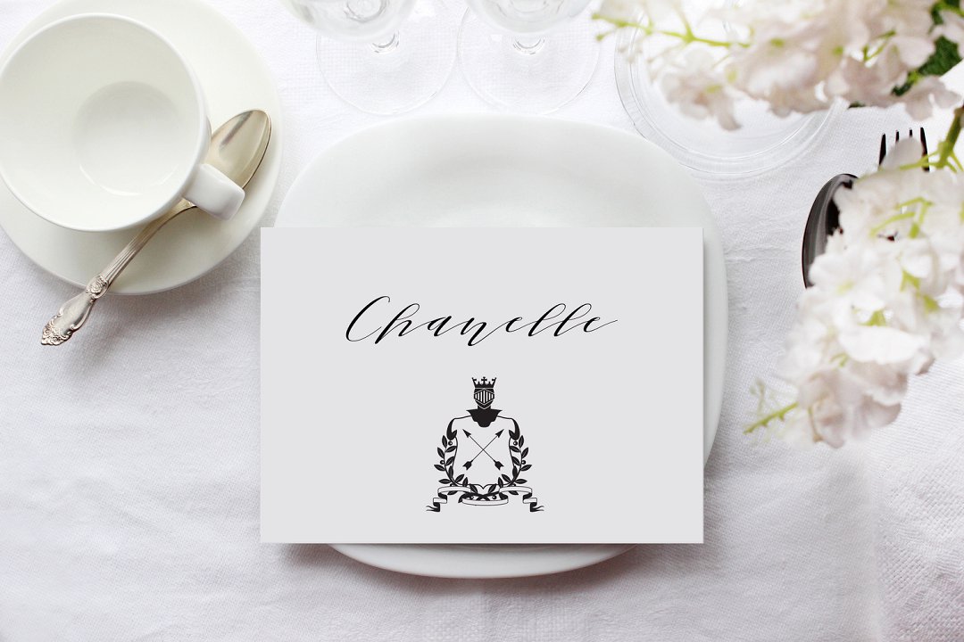 Monochrome wedding Stationery