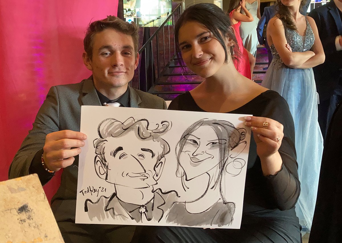 caricature artist cape town