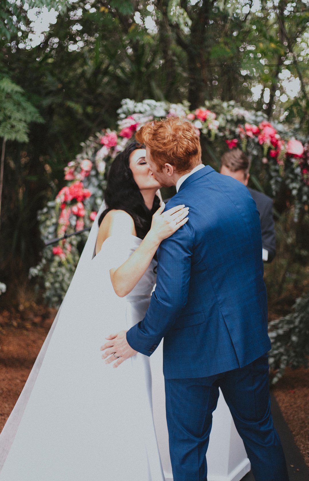 wedding ceremony at de harte wedding venue