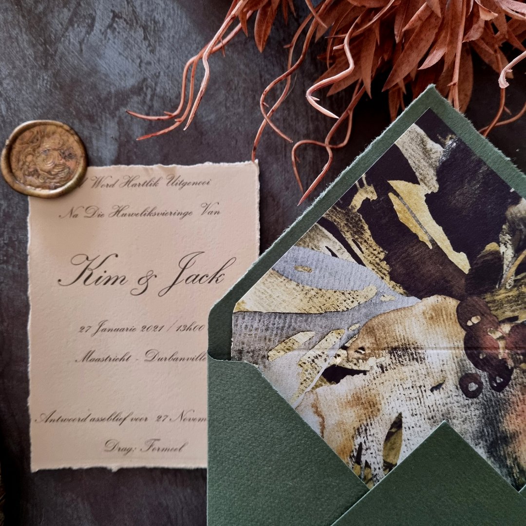 Franse Vintage Trou Uitnodiging Inspirasie