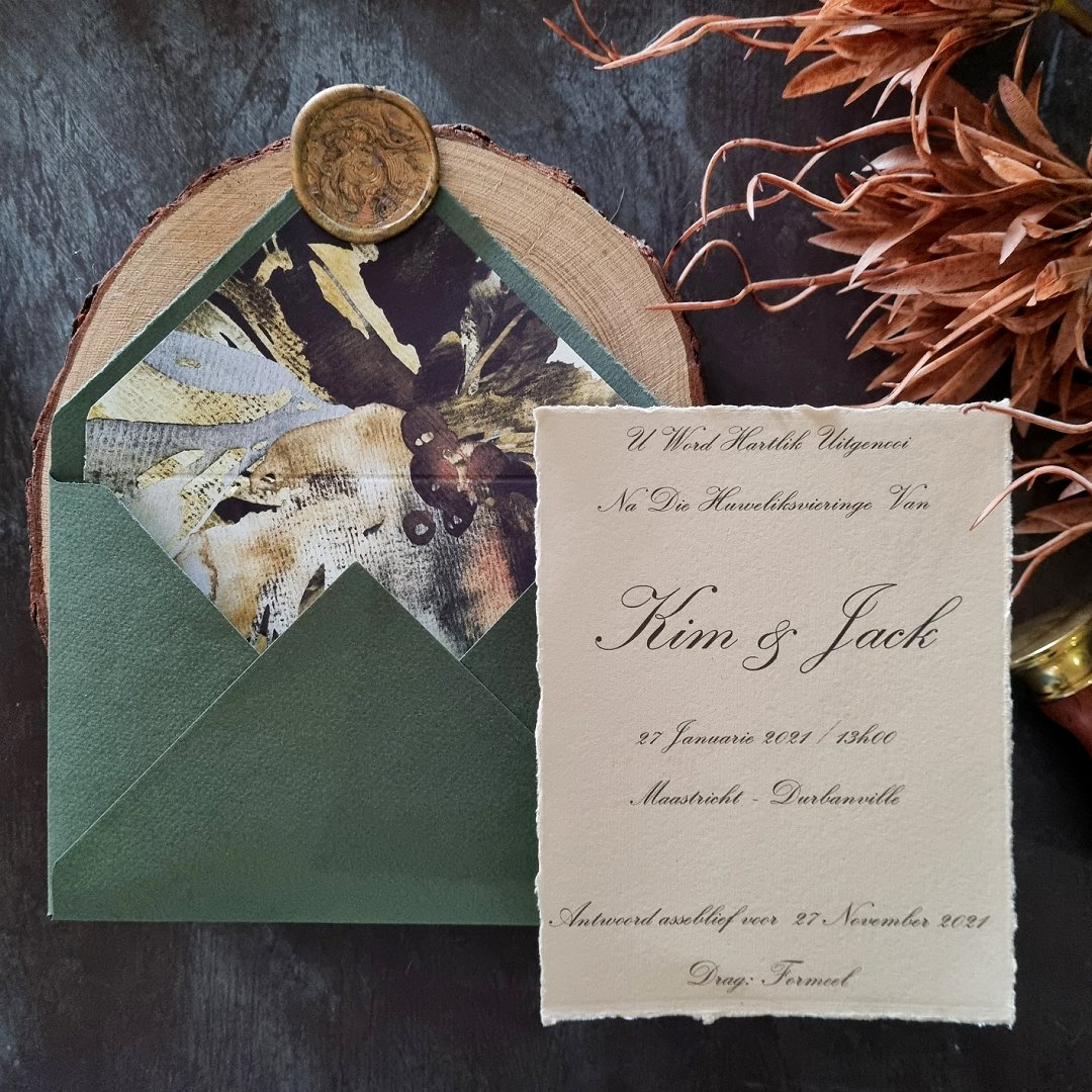 Franse Vintage Trou Uitnodiging Inspirasie