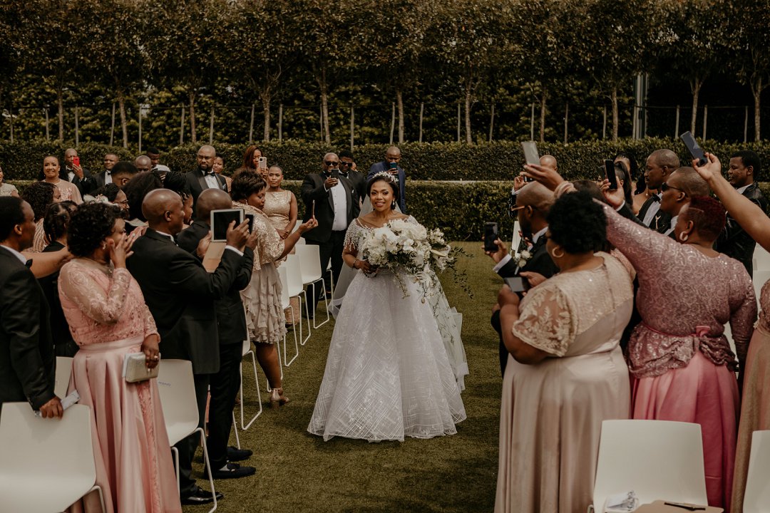 wedding ceremony at Cavalli Estate in Stellenbosch