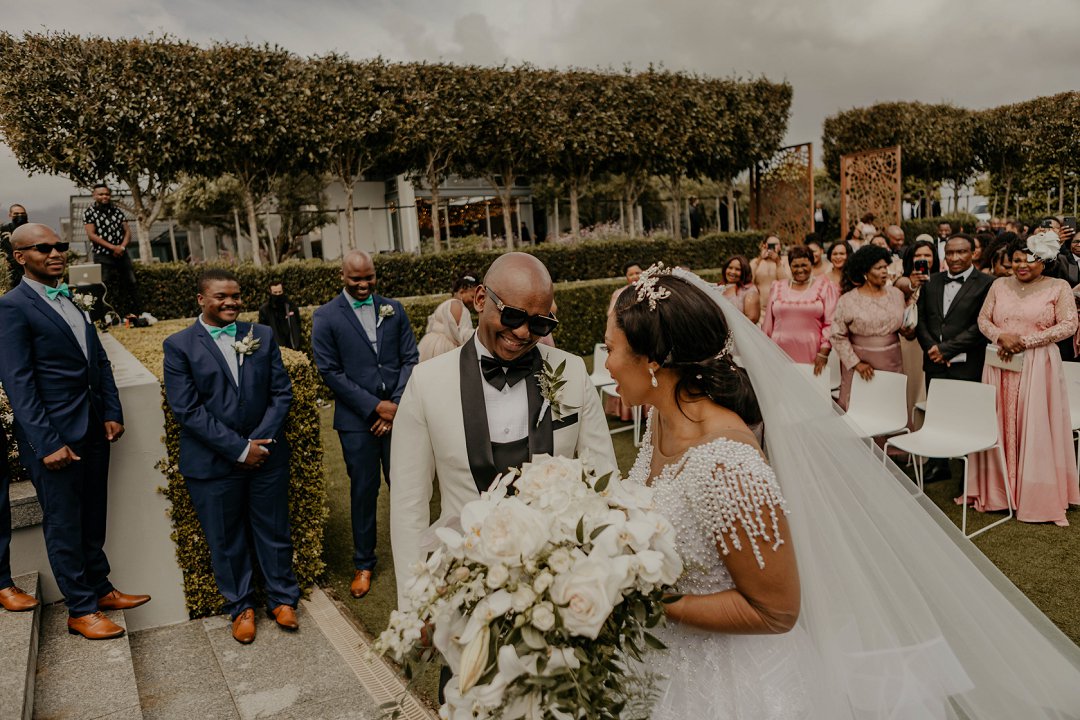 wedding ceremony at Cavalli Estate in Stellenbosch