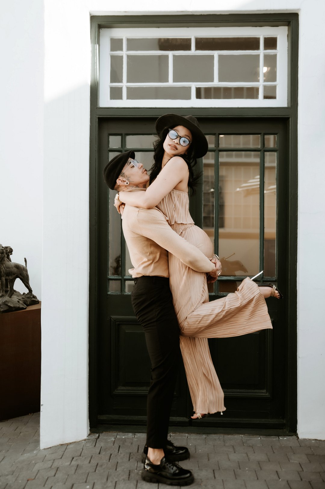 Modevertoning Verlowing Fotosessie in die Karoo