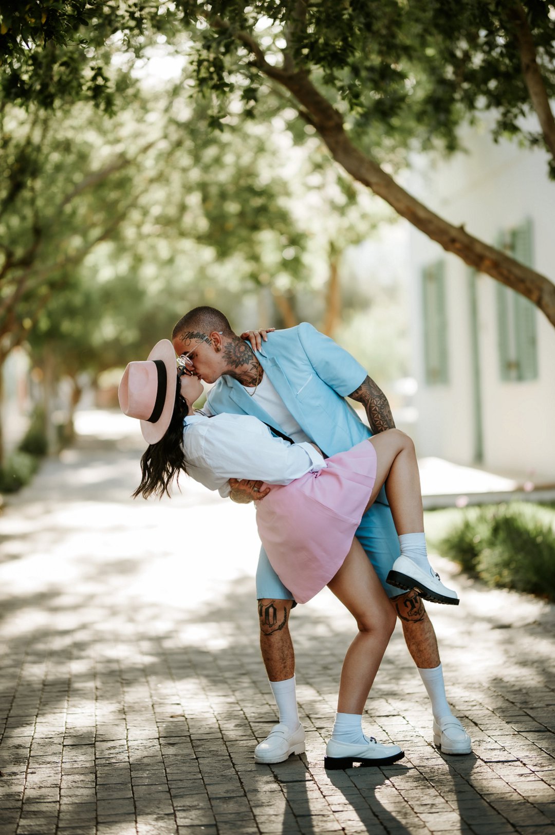 Modevertoning Verlowing Fotosessie in die Karoo