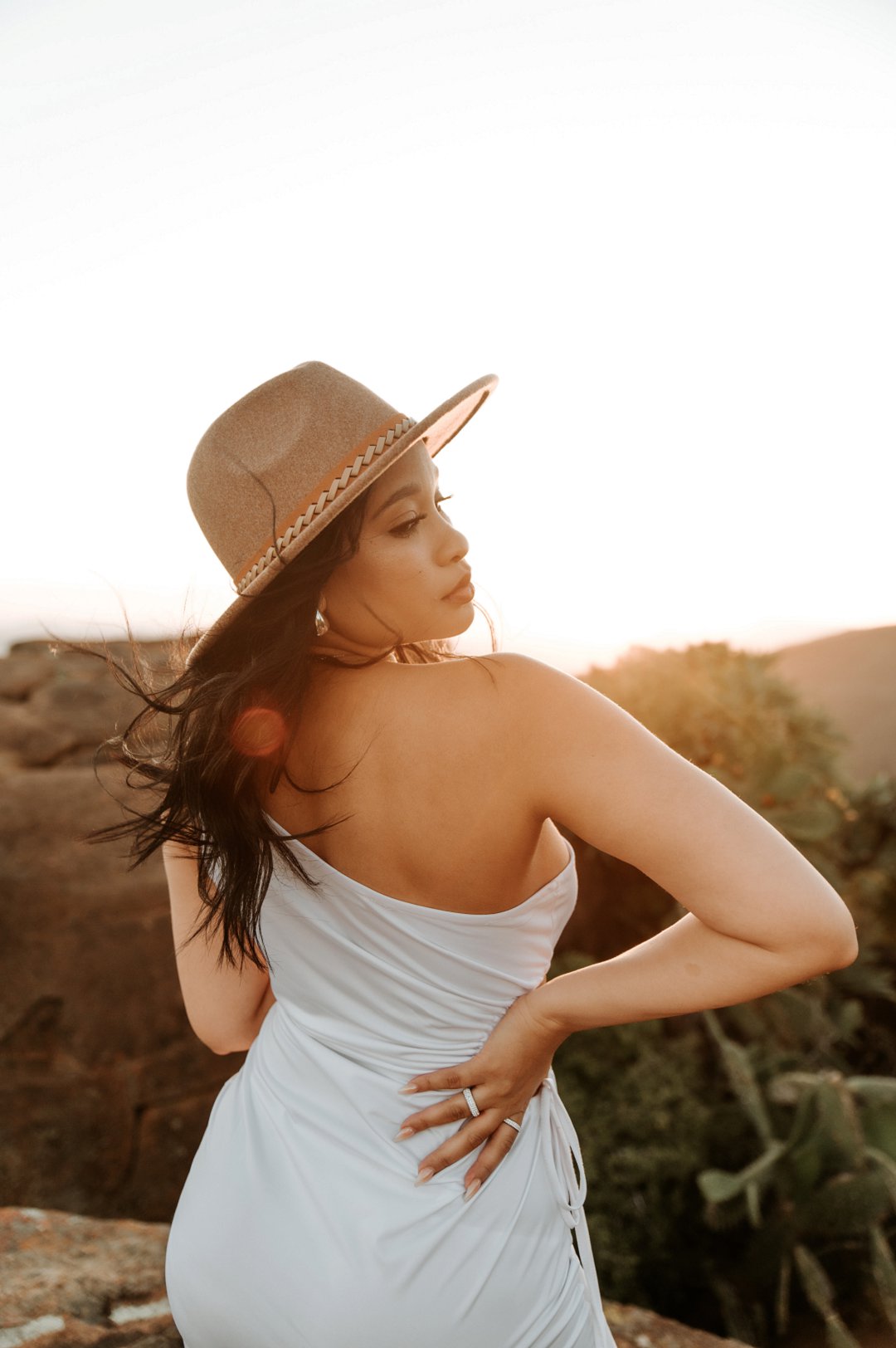 Modevertoning Verlowing Fotosessie in die Karoo