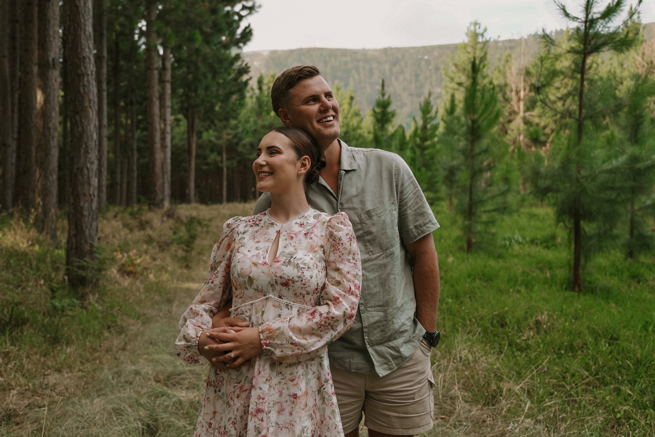 Christian & Ané se Dromerige Verlowing Fotosessie tussen die Bome & die Branders